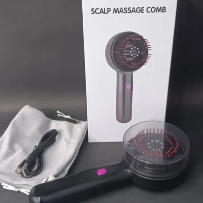 شانه ماساژور اسکالپ و روغن تراپی مدل FH-918